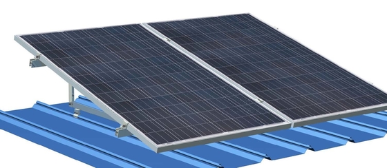 Trójkątne fotowoltaiczne metalowe zaciski dachowe do paneli słonecznych falistej 60 m / s