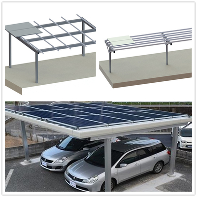AL6005 Oprawiony panel słoneczny Carport Aluminiowy zadaszenie parkingu mieszkalnego