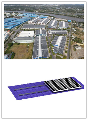 L Stopy T Zacisk Metalowy dachowy system montażu słonecznego w domu MRA2-TD