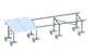 Aluminiowy bezramowy system montażu na dachu płaskim, komercyjny system mocowania balastu