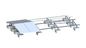AL6005 SUS304 System montażu na płaskim dachu Balastowane regały słoneczne z powrotem do tyłu