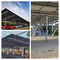 AL6005 Oprawiony panel słoneczny Carport Aluminiowy zadaszenie parkingu mieszkalnego