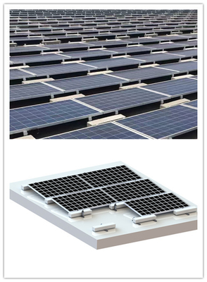 Systemy montażu fotowoltaicznego z płaskim dachem Pochylony panel słoneczny 1200 mm Szyna montażowa PV MRA3